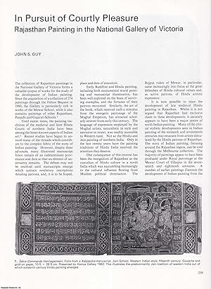 Seller image for Rajasthan Painting in the National Gallery of Victoria, Melbourne, Australia. An original article from Apollo, International Magazine of the Arts, 1983. for sale by Cosmo Books