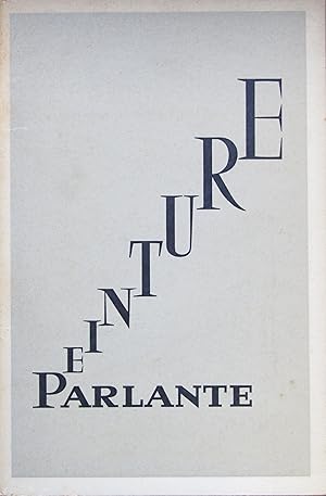 Bild des Verkufers fr Peinture parlante zum Verkauf von Bouquinerie L'Ivre Livre
