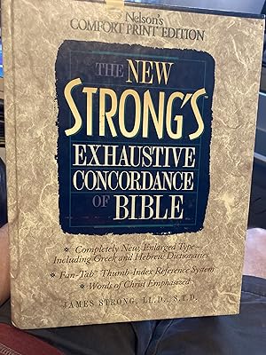 Seller image for The New Strong's Exhaustive Concordance Of The Bible Comfort Print Edition for sale by A.C. Daniel's Collectable Books