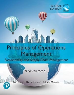 Imagen del vendedor de Principles of Operations Management: Sustainability and Supply Chain Management, Global Edition (Paperback) a la venta por AussieBookSeller