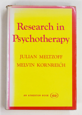 Bild des Verkufers fr Research in Psychotherapy. zum Verkauf von antiquariat peter petrej - Bibliopolium AG