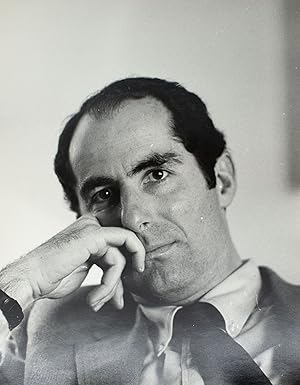 Bild des Verkufers fr Photographic Portrait of Philip Roth zum Verkauf von James Cummins Bookseller, ABAA