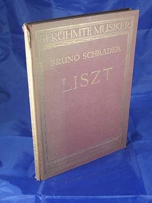 Imagen del vendedor de Liszt a la venta por Austin Sherlaw-Johnson, Secondhand Music