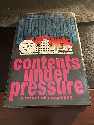 Image du vendeur pour Contents Under Pressure: A Novel of Suspense / {"Britt Montero" Series #1), *SIGNED by Author* mis en vente par Park & Read Books