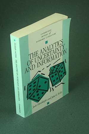 Imagen del vendedor de The analytics of uncertainty and information. a la venta por Steven Wolfe Books