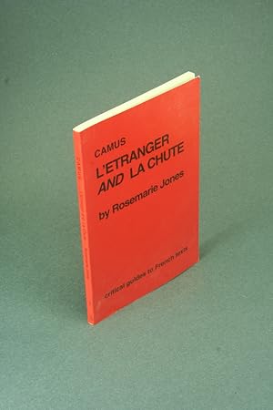 Immagine del venditore per Camus: L'tranger and La chute (Critical guides to French texts, 2). venduto da Steven Wolfe Books