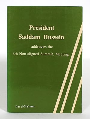 President Hussein addresses the 6th Non-aligned Summit, Meeting