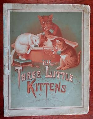 Bild des Verkufers fr Three Little Kittens Children's Story Nursery Rhyme 1870's color pictorial book zum Verkauf von RareMapsandBooks