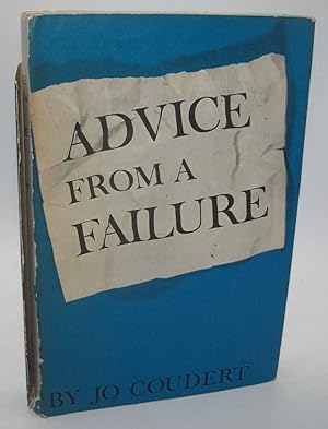 Image du vendeur pour Advice from a Failure mis en vente par Easy Chair Books