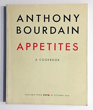 Immagine del venditore per Appetites: A Cookbook venduto da Ethan Daniel Books