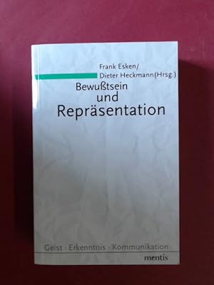 Seller image for Bewutsein (Bewusstsein) und Reprsentation. Aus der Reihe "Geist, Erkenntnis, Kommunikation." for sale by Wissenschaftliches Antiquariat Zorn