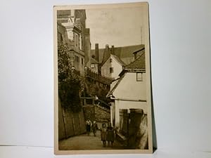 Plauen. An der Pforte. Vogtland. Alte Ansichtskarte / Postkarte s/w, ungel. um 1920 ?. Gebäudeans...