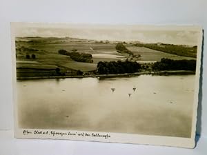 Essen. Blick von der schwarzen Lene auf den Baldeneysee. Alte Ansichtskarte / Postkarte s/w, gel....