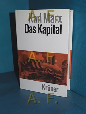 Bild des Verkufers fr Das Kapital: Kritik der politischen konomie (Krners Taschenausgabe Band 64) zum Verkauf von Antiquarische Fundgrube e.U.