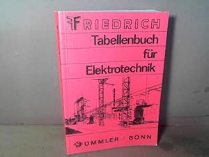 Image du vendeur pour Tabellenbuch fr Elektrotechnik. (= Friedrichs Fach- und Tabellenbcher). mis en vente par Antiquariat Deinbacher