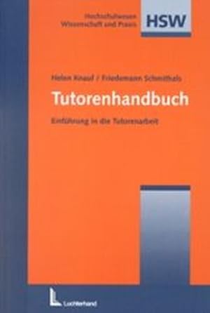 Seller image for Tutorenhandbuch: Einfhrung in die Tutorenarbeit for sale by Studibuch