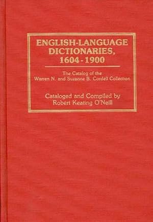 Seller image for English-Language Dictionaries, 1604-1900 (Hardcover) for sale by Grand Eagle Retail