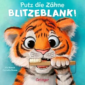 Bild des Verkufers fr Putz die Zhne blitzeblank! Pappbilderbuch zur Untersttzung der Zahnputz-Routine mit robusten Schiebeelementen. Alter: ab 2 Jahren. zum Verkauf von A43 Kulturgut