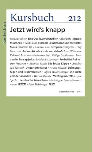 Immagine del venditore per Jetzt wird's knapp Kursbuch 212 venduto da A43 Kulturgut