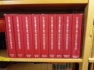 Bild des Verkufers fr Geschichtliche Grundbegriffe. Historisches Lexikon zur politisch-sozialen Sprache in Deutschland. Band 1 bis 8 in 9 Bnden (inkl. Registerbnde: 8.I und 8.II). 9 Bnde komplett im Schuber. zum Verkauf von Antiquariat BehnkeBuch