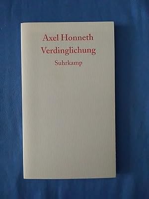 Seller image for Verdinglichung : eine anerkennungstheoretische Studie. for sale by Antiquariat BehnkeBuch