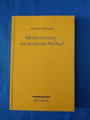 Bild des Verkufers fr Skularisierung - ein moderner Mythos? Studien zum religisen Wandel in Deutschland. zum Verkauf von Antiquariat BehnkeBuch