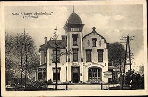 Ansichtskarte / Postkarte Harderwijk Gelderland, Hotel Oranje Mecklenburg