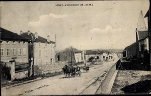 Bild des Verkufers fr Ansichtskarte / Postkarte Igney Avricourt Meurthe et Moselle, Rue zum Verkauf von akpool GmbH