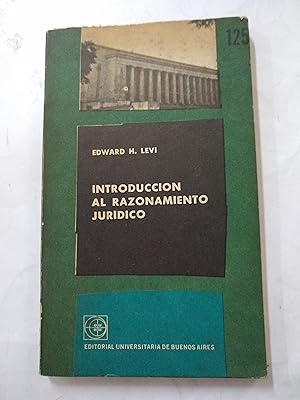 Seller image for Introduccional razonamiento juridico for sale by Libros nicos