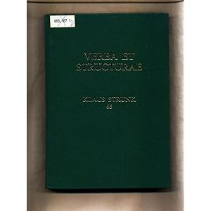 Seller image for Verba et Structurae Festschrift fr Klaus Strunk zum 65. Geburtstag for sale by avelibro OHG