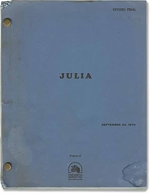 Bild des Verkufers fr Julia (Two original screenplay drafts for the 1977 film) zum Verkauf von Royal Books, Inc., ABAA