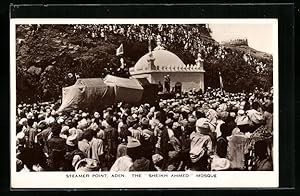 Ansichtskarte Aden, The Sheikh Ahmed Mosque, Steamer Point