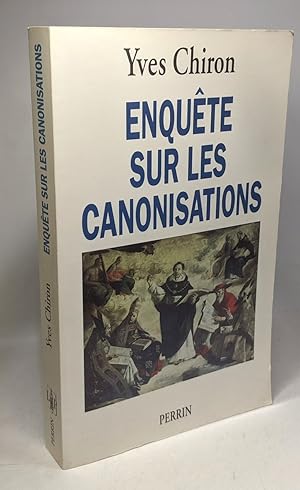 Imagen del vendedor de Enqute sur les canonisations a la venta por crealivres