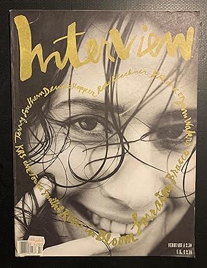 Seller image for Andy Warhol's Interview February 1990 Vol. XX No. 2 In Bloom (Cover: Lorraine Bracco, photographed by Sante D'Orazio, 1988) for sale by Studio bibliografico De Carlo