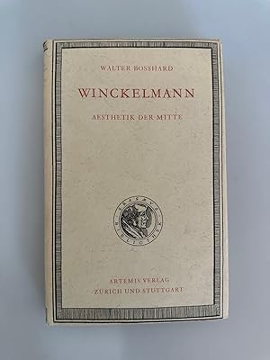 Seller image for Winckelmann. Aesthetik der Mitte. for sale by Wissenschaftl. Antiquariat Th. Haker e.K