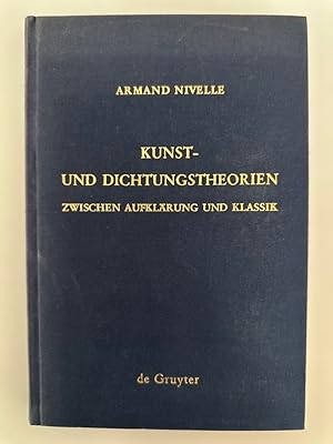 Kunst- und Dichtungstheorien zwischen Aufklärung und Klassik.