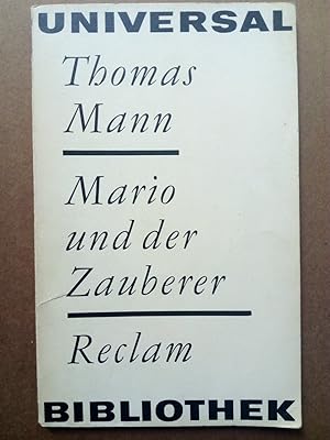 Bild des Verkäufers für Mario und der Zauberer - Reclams Universal-Bibliothek Band 148 zum Verkauf von Versandantiquariat Jena