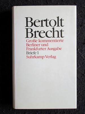 Seller image for Briefe 1 (1913-1936). Werke. Groe kommentierte Berliner und Frankfurter Ausgabe, Band 28. for sale by Verlag + Antiquariat Nikolai Lwenkamp