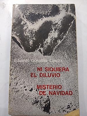 Imagen del vendedor de Ni siquiera, el diluvio, misterio de navidad a la venta por Libros nicos