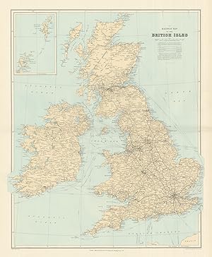 A Railway map of the British Isles