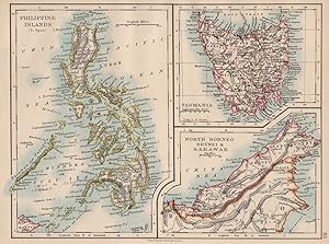 Philippine Islands (To Spain); Tasmania; North Borneo Brunei & Sarawak