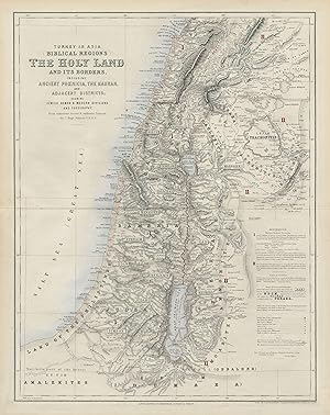 Turkey in Asia (Biblical Regions). The Holy Land and its borders, including Ancient Phoenica, The...