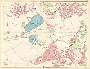 Map sections 44-45 [Frankley - Bartley Green - Northfield - Senneley's Park - Weoley]
