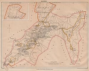 Murree; Inset Map Kuldanna Cantonment