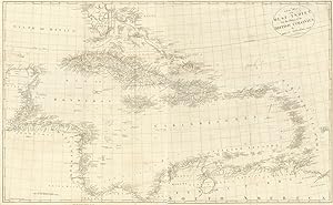 A New Map of the West Indies for the History of the British Colonies by Bryan Edwards