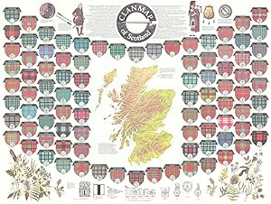 Seller image for Clan Map of Scotland for sale by Antiqua Print Gallery