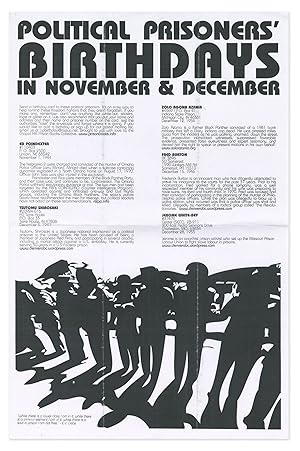 Political Prisoners' Birthdays in November & December