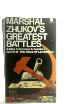 Seller image for Marshal Zhukov's Greatest Battles for sale by World of Rare Books