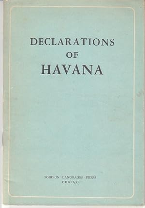 Immagine del venditore per Declarations of Havana venduto da Monroe Bridge Books, MABA Member