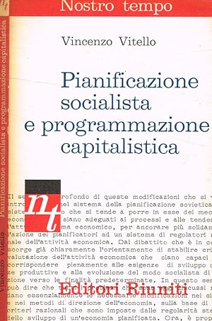 Imagen del vendedor de Pianificazione socialista e programmazione capitalistica a la venta por Biblioteca di Babele